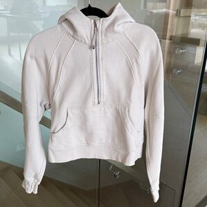lululemon athletica Bone Half-Zip Crop Sweater